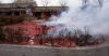 Lunar new year fireworks, White Horse Temple, Luoyang Henan